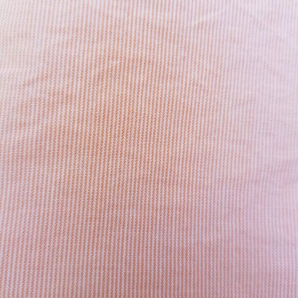 Izod Orange Oxford Subtle Stripe Short Sleeve 100% Cotton Button Down Shirt 2XB - Picture 8 of 12
